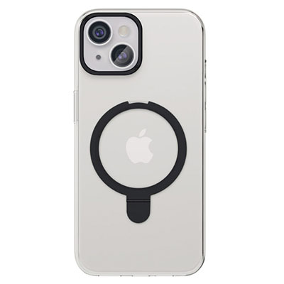 Чехол iPhone 15 "vlp" Ring Case MagSafe с подставкой, черный