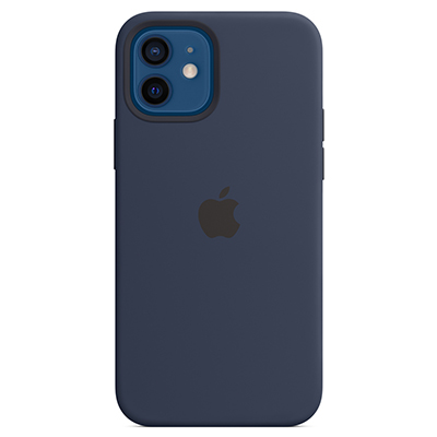 Чехол iPhone 12/12 Pro Silicone MagSafe Deep Navy