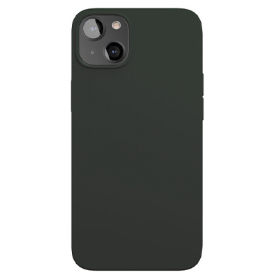 Чехол iPhone 13 mini "vlp" Silicone Case MagSafe, темно-зеленый