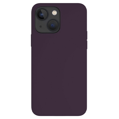 Чехол iPhone 14 Plus "vlp" Liquid Silicone Case MagSafe, темно-фиолетовый