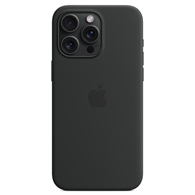 Чехол iPhone 15 Pro Max Silicone MagSafe Black