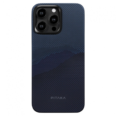 Чехол iPhone 15 Pro Max Pitaka MagEZ Case 4 Over The Horizon, кевлар