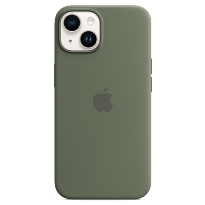 Чехол iPhone 14 Silicone Magsafe Olive