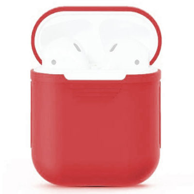 Чехол AirPods 1\2 Silicon Case, красный