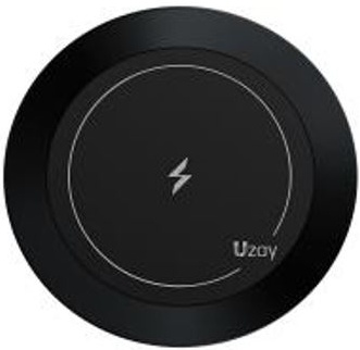 Держатель автомобильный Uzay Magnet Car Mount с беспроводной зарядкой, черный