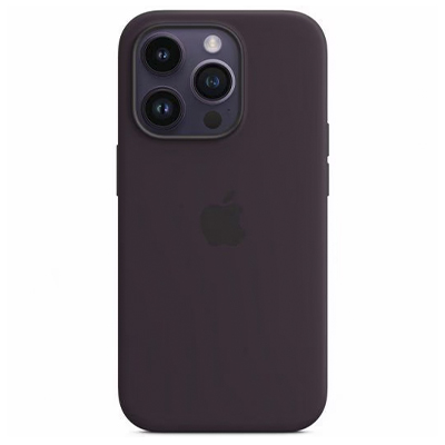 Чехол iPhone 14 Pro Silicone Magsafe Elderberry