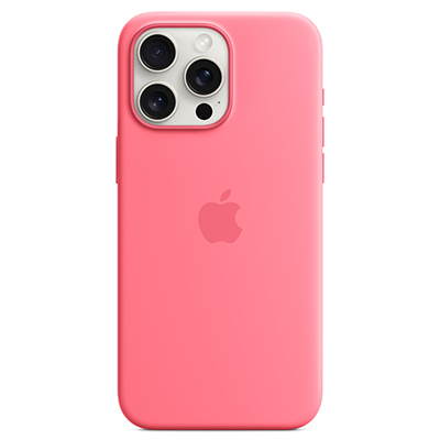 Чехол iPhone 15 Pro Max Silicone MagSafe Pink