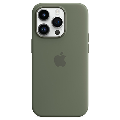 Чехол iPhone 14 Pro Silicone Magsafe Olive