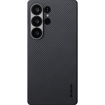 Чехол Pitaka Ultra-Slim Case для Samsung S25 Ultra, черный/серый