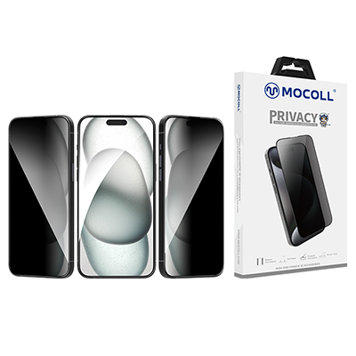 Защитное стекло iPhone 15 Pro MOCOLL приватное