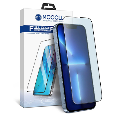 Защитное стекло iPhone 14/13/13 Pro MOCOLL 2.5D полноразмерное, матовое