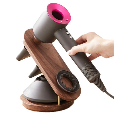 Деревянная магнитная подставка для фена Dyson