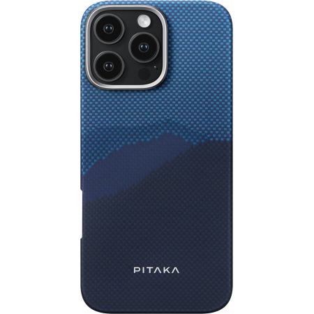 Чехол PITAKA StarPeak Tactile Woven Case для iPhone 16 Pro Max, принт Over the horizon
