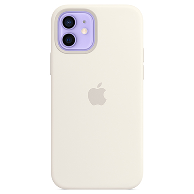 Чехол iPhone 12/12 Pro Silicone Magsafe White