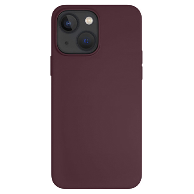 Чехол iPhone 14 Plus "vlp" Liquid Silicone Case MagSafe, марсала