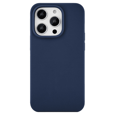 Чехол iPhone 14 Pro uBear Touch Mag Case Soft-touch, темно-синий