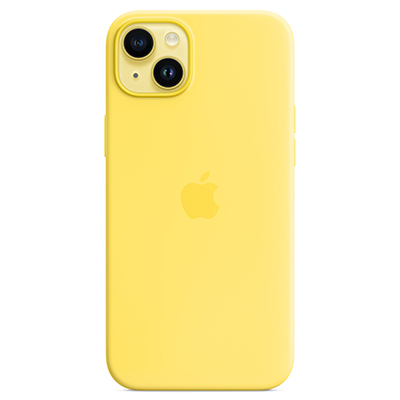 Чехол iPhone 14 Plus Silicone Magsafe Canary Yellow