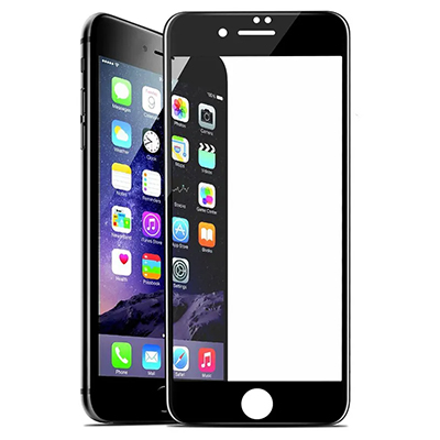 Защитное стекло iPhone 7/8/SE Gurdini черное