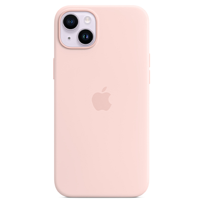Чехол iPhone 14 Plus Silicone Chalk Pink