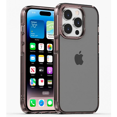 Чехол iPhone 15 Pro Max Gurdini Alba Smoke Protective