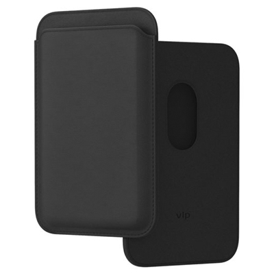 Картхолдер "vlp" из экокожи с MagSafe, черный