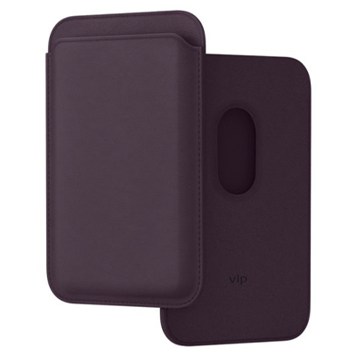 Картхолдер "vlp" из экокожи с MagSafe, марсала