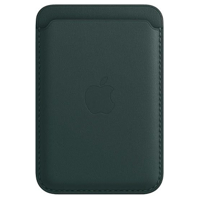 Кожаный кошелек для iPhone Leather Wallet Magsafe Green
