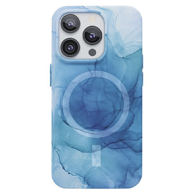 Чехол iPhone 14 Pro "vlp" Splash Case MagSafe, синий