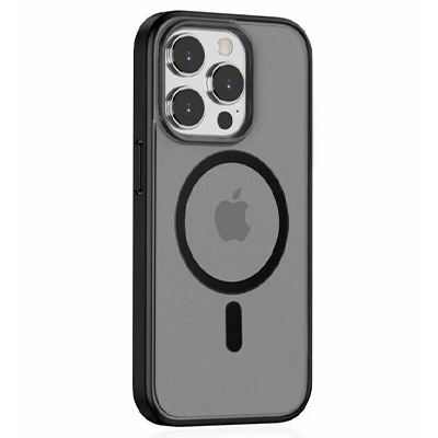 Чехол 13 Pro Max Gurdini Shockproof Magsafe, черный