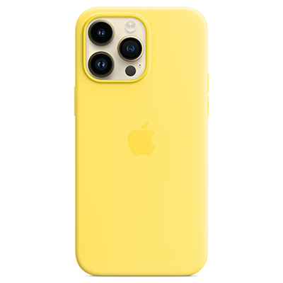 Чехол iPhone 14 Pro Max Silicone Magsafe Canary Yellow