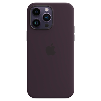 Чехол iPhone 14 Pro Max Silicone Magsafe Elderberry