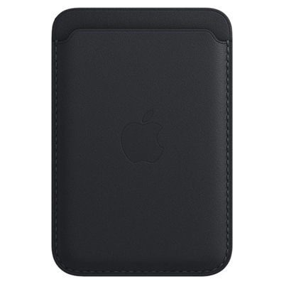 Кожаный кошелек для iPhone Leather Wallet Magsafe Black