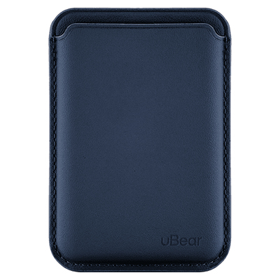 Картхолдер uBear Leather Shell Case, тёмно-синий