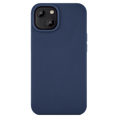 Чехол iPhone 14 uBear Touch Mag Case Soft-touch, темно-синий