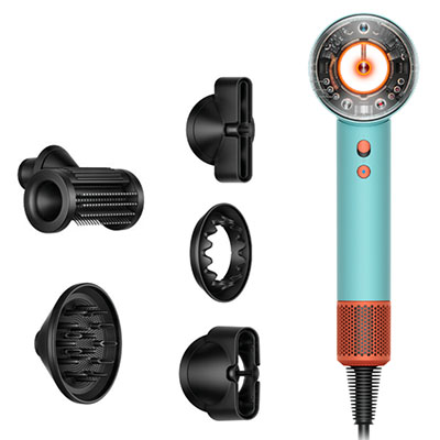 Фен Dyson Supersonic HD16, бирюзовый/оранжевый