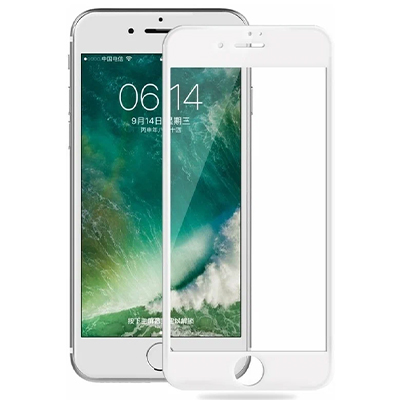 Защитное стекло iPhone 7/8/SE Gurdini белое