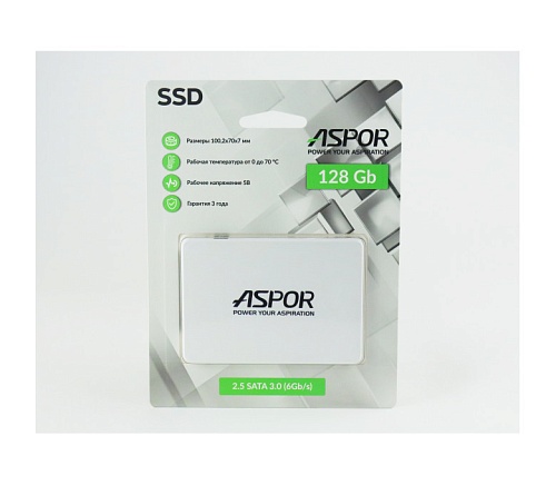 SSD 512GB SATA3 Aspor Metal case