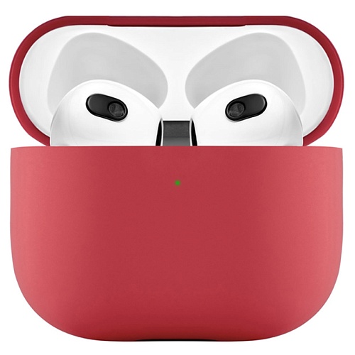 Чехол Airpods 3 uBear Touch Pro 1,5 мм усиленный, красный
