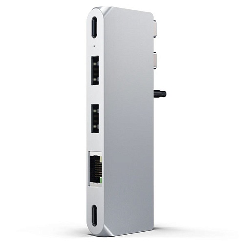 Хаб Satechi Pro Hub Mini, серебристый