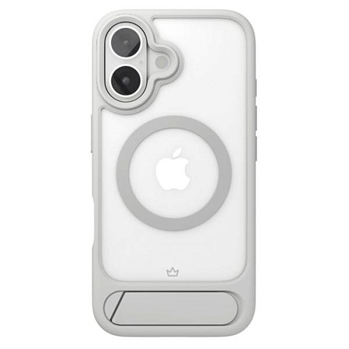 Чехол защитный "vlp" Reels Case с MagSafe для iPhone 16, серый