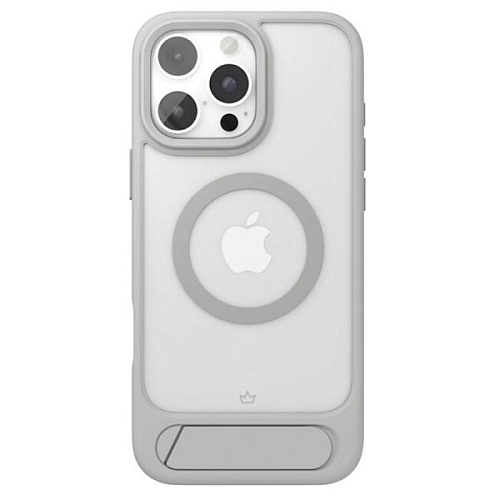 Чехол защитный "vlp" Reels Case с MagSafe для iPhone 16 Pro Max, серый