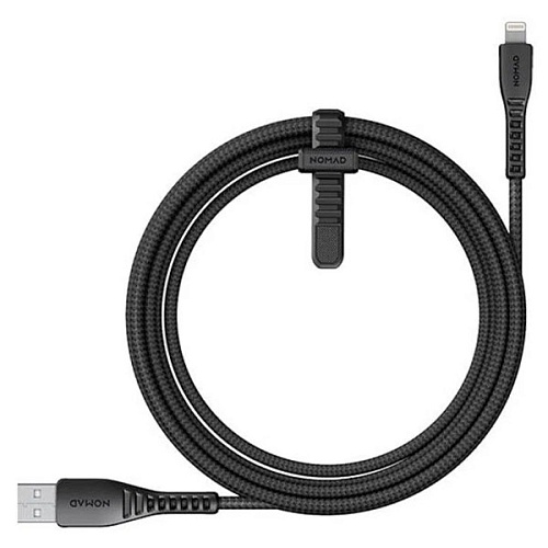 Кабель Nomad Kevlar USB - Lightning MFI 1.5 м, черный