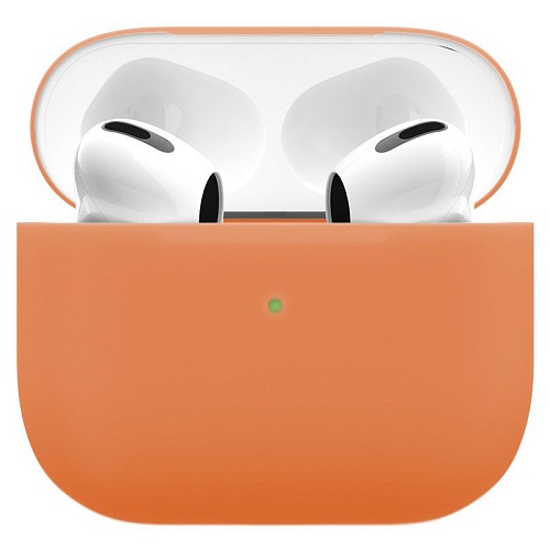 Чехол AirPods 3 "vlp" Soft Touch тонкий, оранжевый