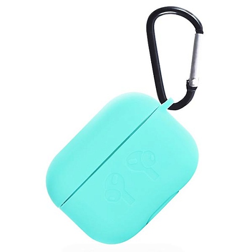 Чехол для Airpods 4 Gurdini силиконовый, мятный