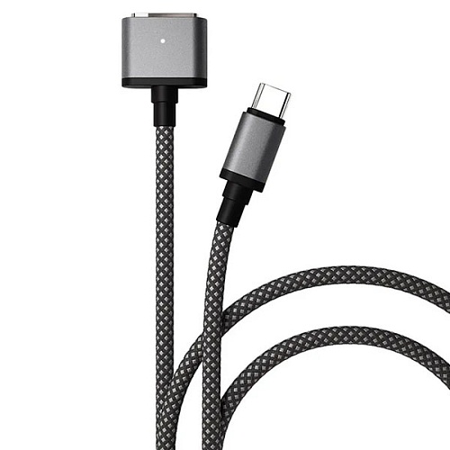 Дата-кабель "vlp" Cable USB C - MagSafe, 2.0м, серый космос