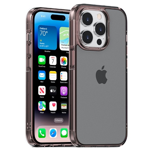 Чехол iPhone 15 Pro Gurdini Smoke Alba Protective
