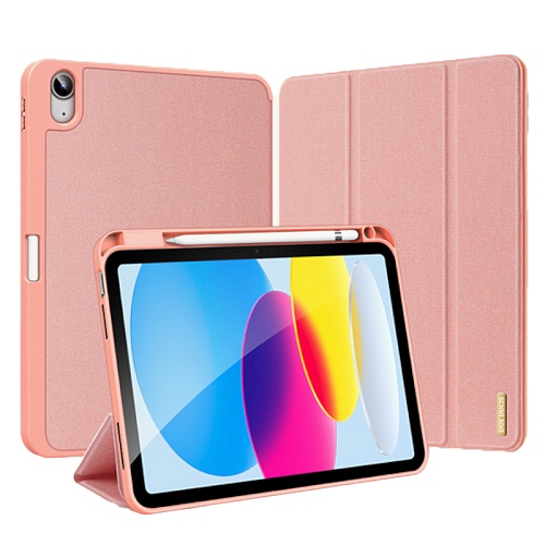Чехол iPad 10 (2022) 10.9" Dux Ducis Domo Series, розовый
