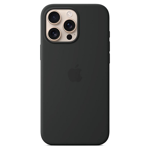 Чехол iPhone 16 Pro Silicone MagSafe Black