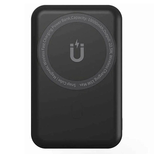 Внешний аккумулятор WIWU Snap Cube Magsafe Wireless Charge SC 10000mAh, черный