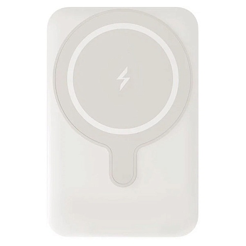 Аккумулятор внешний "vlp" Magsafe PowerBank 5000 mAh, 3A, USB-C, белый